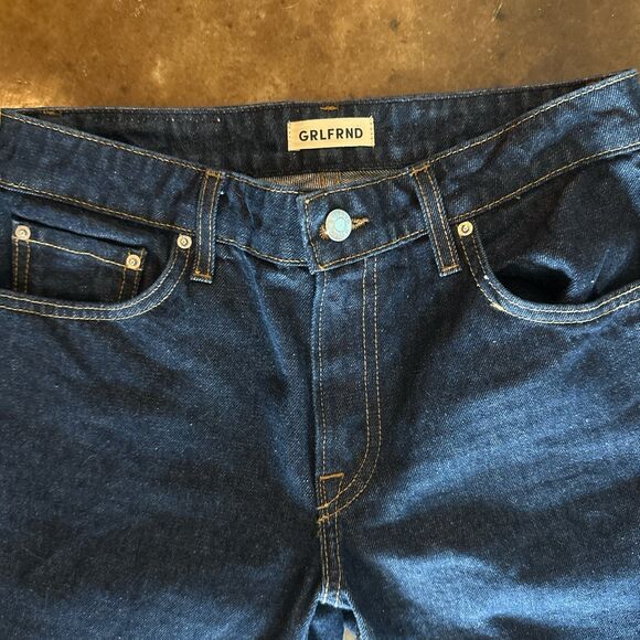 Grlfrnd Jeans Dark Wash Sz 25 - Picture 2 of 4